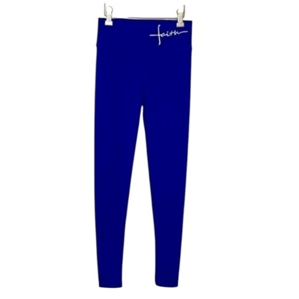 FAITH | Women’s Royal Blue & White FAITH Leggings Size S